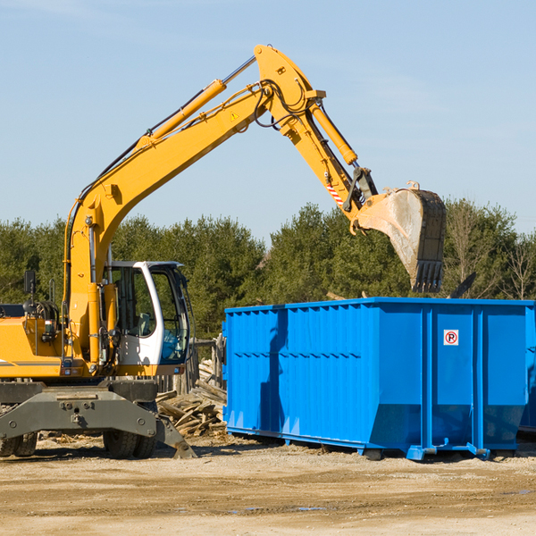 are there any restrictions on where a residential dumpster can be placed in Lauderdale County Tennessee